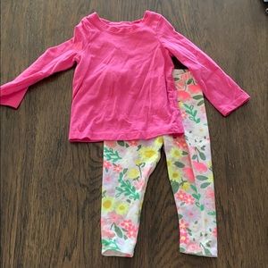 Cat and jack toddler outfit sz 18m